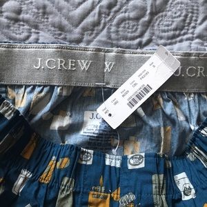 NWT small J Crew Patterned Boxer Shorts